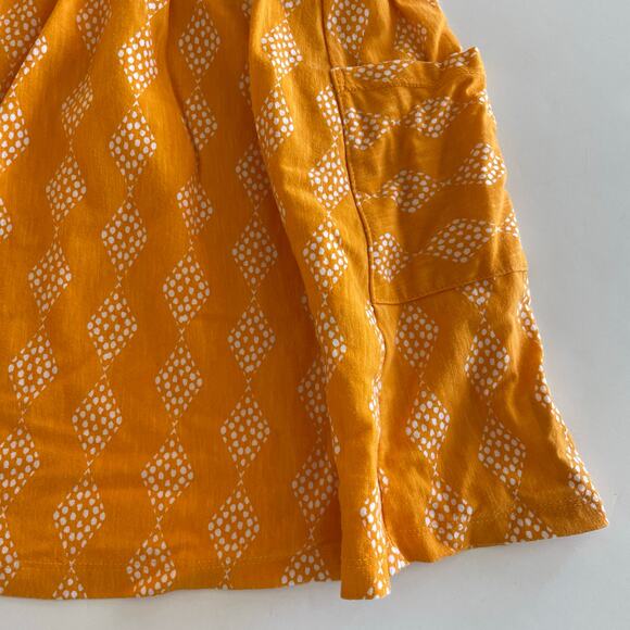 Cat & Jack Yellow Aztec Ruffle Dress - Size Medium - Picture 4 of 5